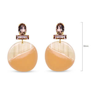 Earrings: Acrylic Drop