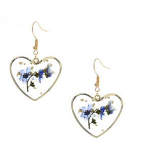 Earrings: Flower Heart