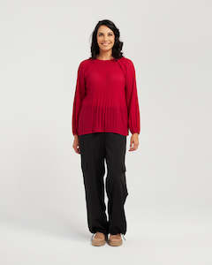 Blackstone Clothing: Plain Pleated Top