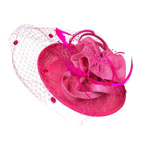Ivys Accessories: Fascinator Pink 029