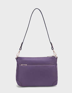 Serenade Leather: Faith Leather Bag Purple