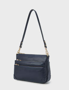 Serenade Leather: Faith Leather Bag Navy