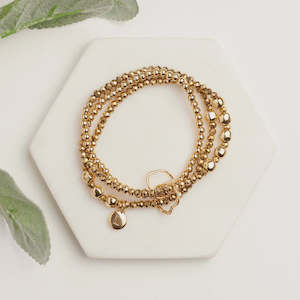 Lillyco So You Boutique Rangiora Nz: Gold Three Strand