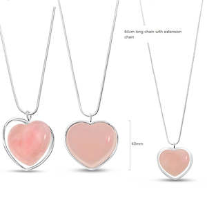 So You Jewellery So You Boutique Rangiora Nz: Quartz Heart