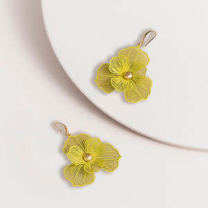 Earrings So You Boutique Rangiora Nz: Enamel Flower