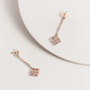 Earrings So You Boutique Rangiora Nz: Crystal Drop Filigree