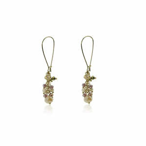 Earrings So You Boutique Rangiora Nz: Crystal Linked Peach