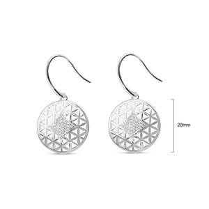 Round Crystal Silver