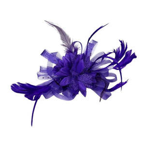 Small Fascinator Purple