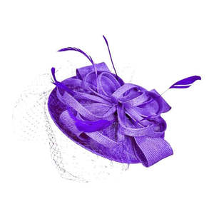 Fascinator Purple