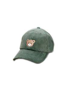 Kids Hats Beanies: Huxbear Cap - Light Spruce