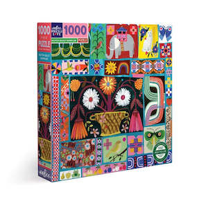 Games And Puzzles: 1000 Piece Puzzle - Dutch Quilt Sampler