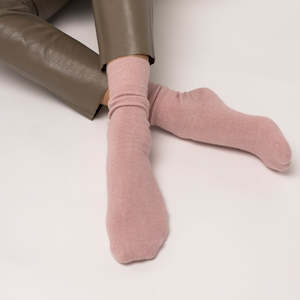 Top Gifts For Mum: Nooan Hamilton Possum Socks - Pink Marshmallow