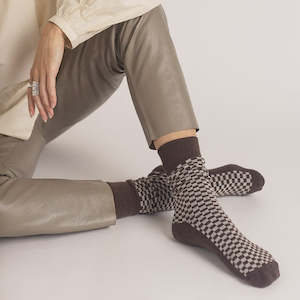 Top Gifts For Mum: Nooan Dunedin Possum Socks - Coffee Chess