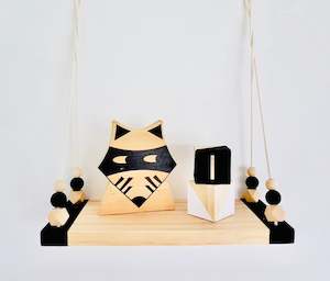 Kids Decor: NZ Made Small Swing Shelf