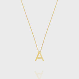 Gold Letter Necklace