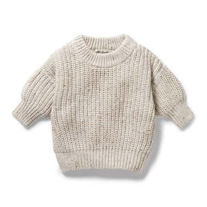 Knitted Jumper - Cookie & Cream