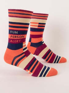 Gifts For Men: Mens Socks - Fun Person Alert