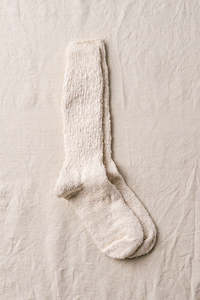 Organic Gifts: Garabou Organic Cotton Slipper Socks - Natural