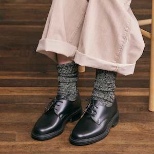 Alpacca Linen Ploot Socks - Black