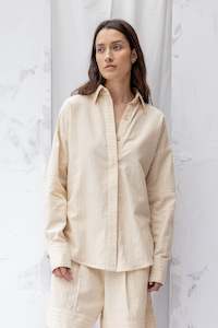 ReCreate Finders Shirt - Natural Stripe