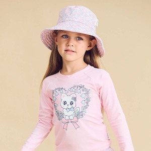 Bluebell Floral Swim Hat - Cherry Blossom Was $50 Now