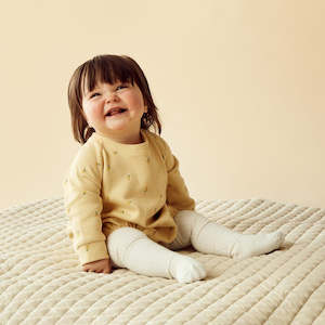 Baby Accessories: Buttermik Organic Ribbed Tights