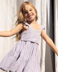 Kids Babies Dresses: Babu Mia Mx Dress - Berry