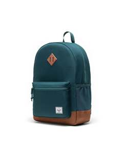 Backpacks Accessories: Heritage Youth Backpack -Dark Sea/Saddle Brown