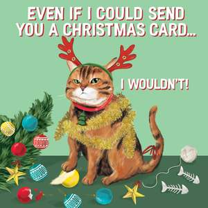 La La Land: Naughty Cat Christmas Card