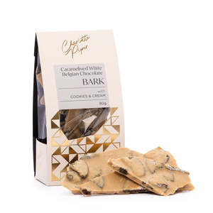 Table Kitchen: Cookies & Cream Caramelised White Chocolate Bark