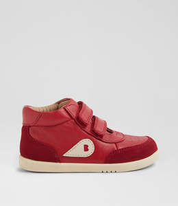 Bobux: Bobux Step Up Champ High - Pompeian Red
