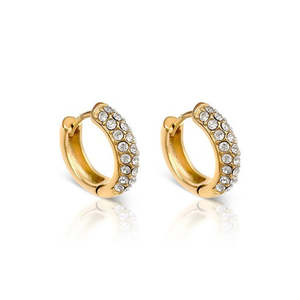 Female Christmas Gift Guide: Gravitate Crystal Hoop Earrings