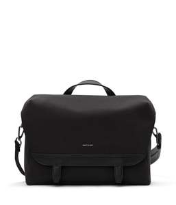 Vegan Messenger - Martel Canvas Black Was $319 Now
