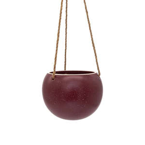 Orbit Hanging Planter - Ruby