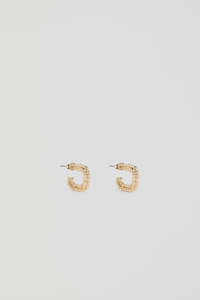 Elk: Elk Hiva Mini Hoop Earring - Gold