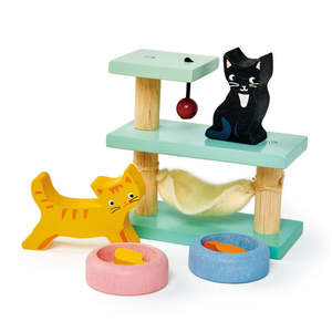 Eco Gifts: Pet Cat Set - Wooden
