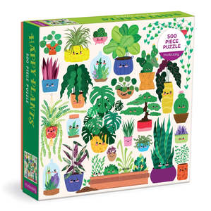 Gifts 30 50: Happy Plants 500 Piece Family Puzzle
