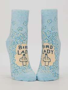 Womens Ankle Socks - Bird Lady