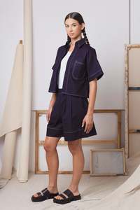 Gifts Over 100: ReCreate Tomorrow Shorts - Indigo