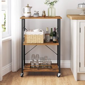 Kitchen Storage Shelf on Wheels