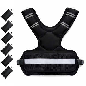 Top Picks: DynaSpace Adjustable Weighted Vest 1.8-4.5KG - Iron Sand & Reflective