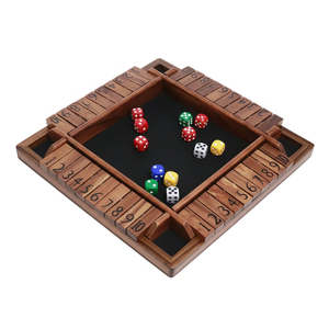Wooden Shut the Box – Dice & Number Game