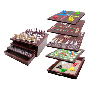 15-in-1 Family Game Box – Chess, Cards & More
