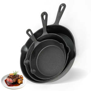 Space Essentials: Cast Iron Skillet (Set of 3)