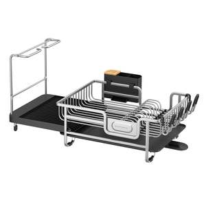 Premium Expandable Dish Rack - Silver