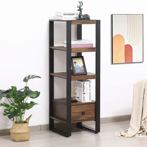 Display Shelving: Alfie Bookshelf Display Shelf with Drawer