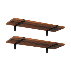 Industrial Storage Wall Shelf (Set of 2)