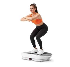 MERACH Pro Smart Curved Whole Body Vibration Plate Machine with Real-Time Calorie Tracking