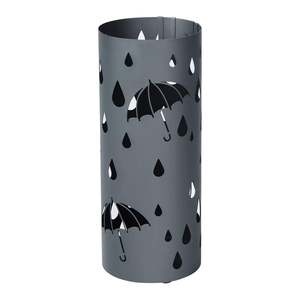 Umbrella Holder with Water Tray and Hooks